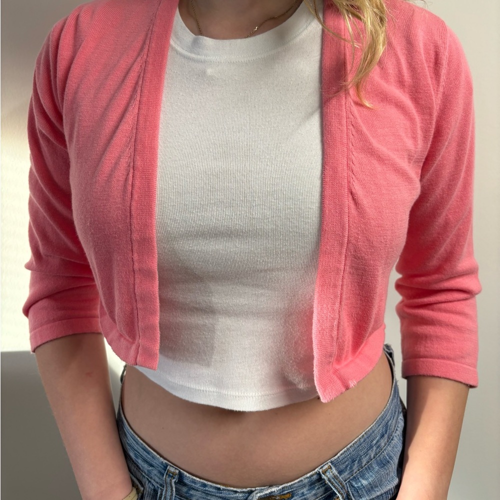 Chadwicks Coral Pink Women's Cardigan